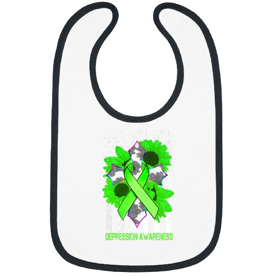 Faith Hope Love Crossing Depression Awareness Bibs