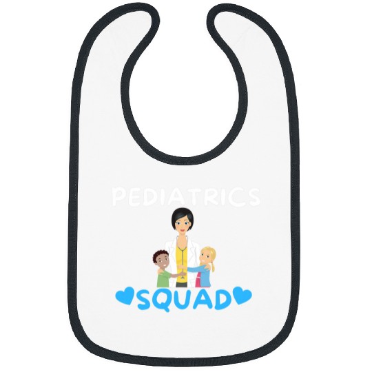 Pediatric Squad Childs Doctor Baby nurses Nursing Student 2 Bibs
