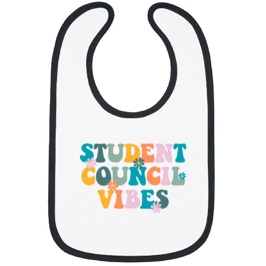Groovy Student Council Vibes School Student Council 2 Bibs