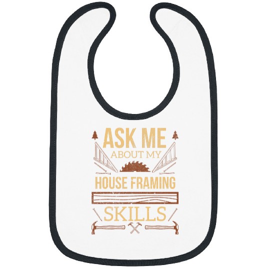 Funny Carpenter Construction Woodworker Bibs
