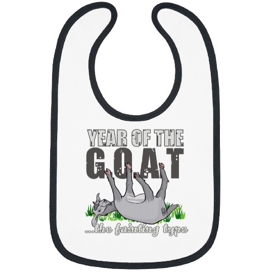 Goats Lover Fainting goat Year of the GOAT gifts Bibs