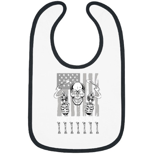 Skeletons Skulls Lover Skeletons Dont tread on me bones unDeads Skull Bibs
