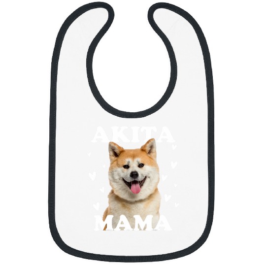 Akita Mama Mom for Mothers Day Mother Dog Mum Bibs