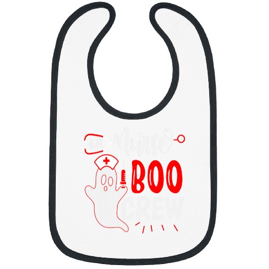Boo Boo Crew  ghosts ER nurses Costume Funny Halloween Bibs