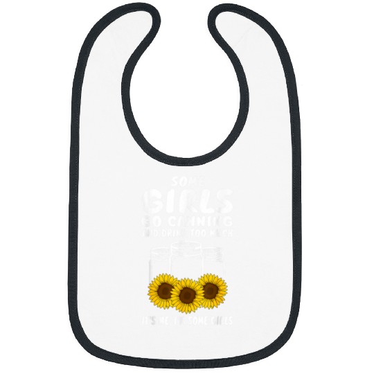 Funny Canning Season Gift Women Cool Some Girls Go Canning Bibs