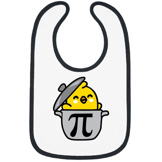 Chicken Lover Happy Pi Day Funny Chicken Pot Pie 314 Science Math Teacher Bibs