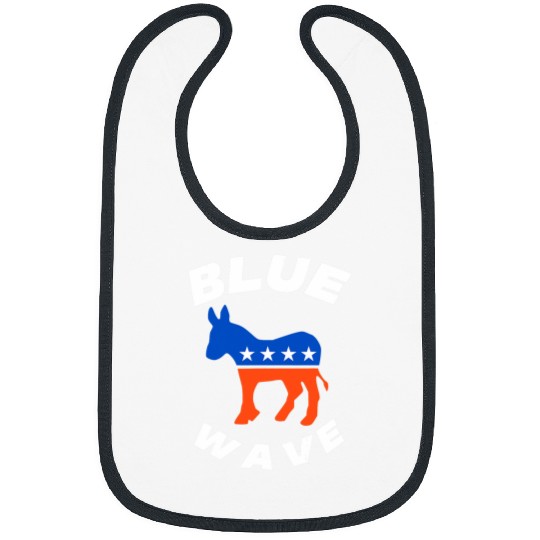 Blue Wave Democratic Party Donkey Go Vote Bibs