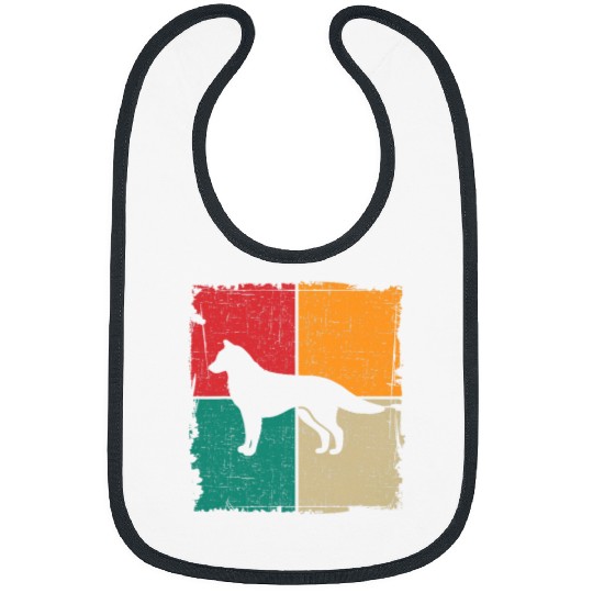 Alaskan Husky Retro vintages 70s 80s Style Bibs