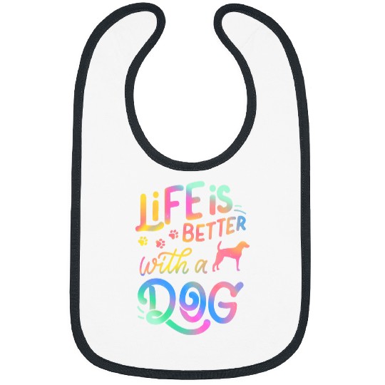American Foxhound Life is Better with my Dog Mom Dad Bibs