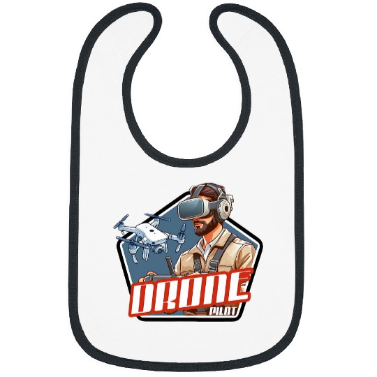Aerial Virtuoso Graphic Artwork Drone Pilot Bibs