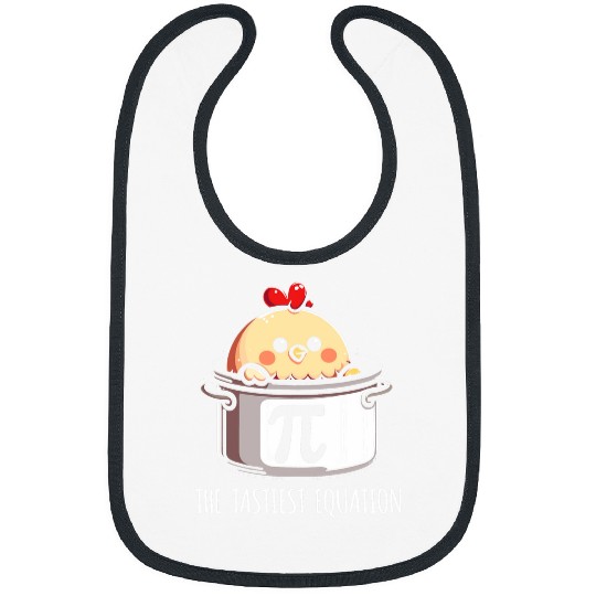 Funny Pi Day Chicken Pot Pie For Math Teacher Student Bibs