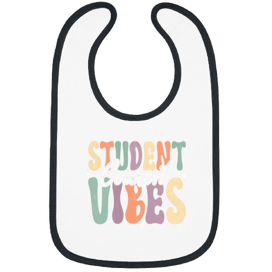 Student Council Vibes Groovy School Student Council Bibs