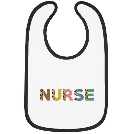 Toxicology nurses Leopard Pattern Apparel Poison Control Bibs