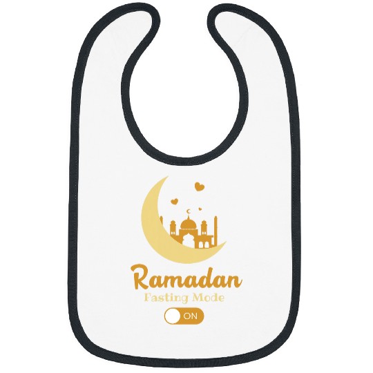 funny Fasting Mode Ramadan On Cool Islamic fasting for kids Bibs