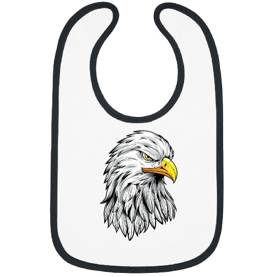 American Bald Eagle  Men Patriotic Bibs