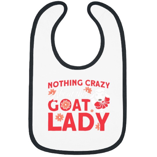 Goats Lover Nothing crazys About This Goats Lady Goats Retro Goats Farmer Bibs