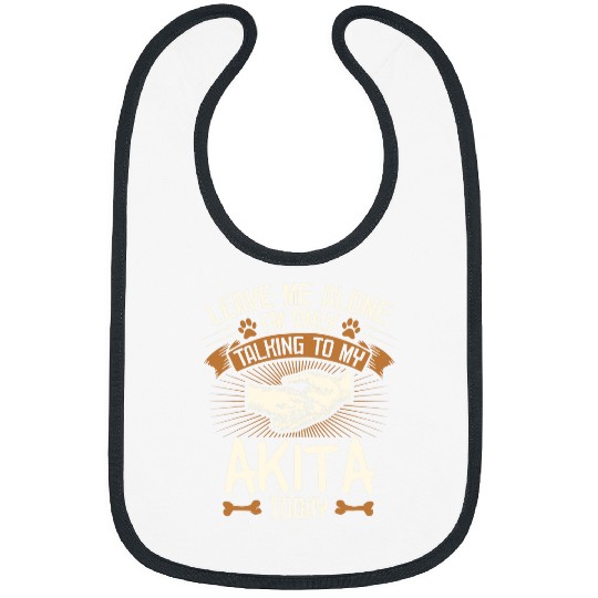 Akita Men Women Dog Mom Dog Lover 1 Bibs