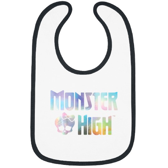 Kids Monster High Student Faux Holo Logo Bibs