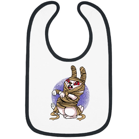 Skeletons Skulls Halloween Scary Horrorcontest Boo Mummy Bunny Rabbit Skull Bibs