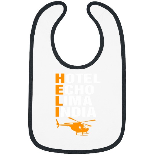 Helicopter Pilot Aviation Code Military Heli Aviator 1 Bibs