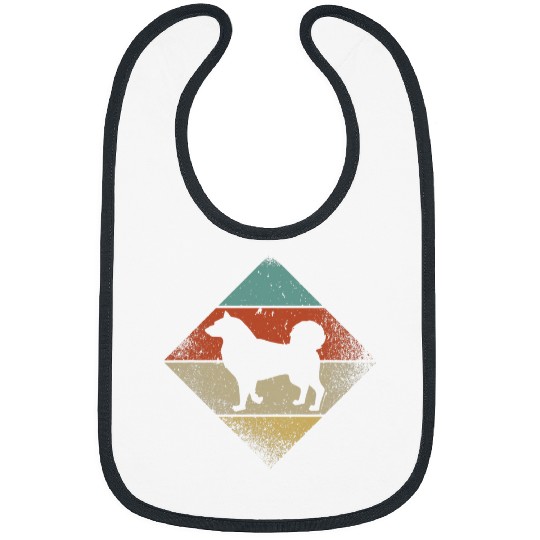 Alaskan Malamute vintages Retro 1970s Dog Breed Bibs