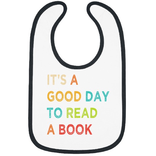 Funny Book Lover Gift Librarian Men Women Bookworm Reading Bibs