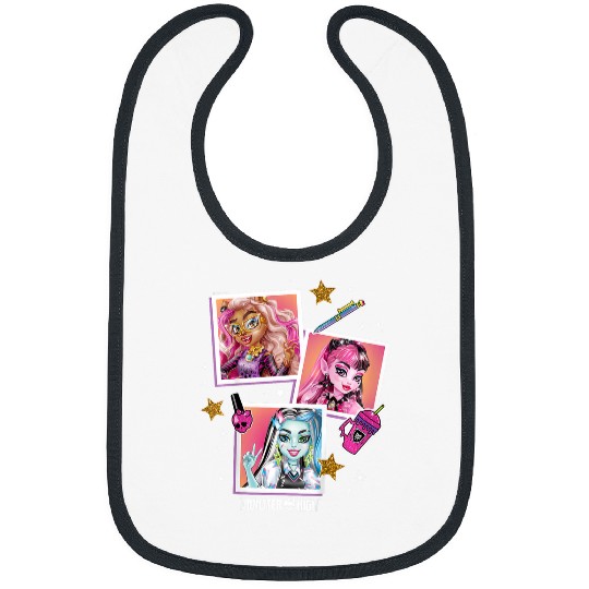 Kids Monster High Student Photo Character Grid Bibs