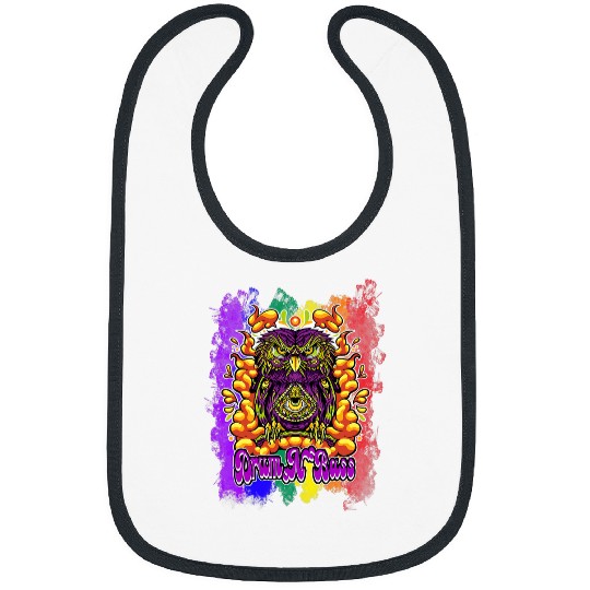 Funny Drummer Techno Hardcore Gabber Ecstasy Satan Frenchcore Drum n Bass Bibs