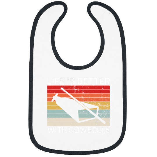 Cow Lover Bell More Cowbell vintages Funny Drummer Cowbell Funny 21 Bibs