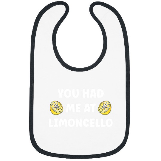 Funny Cellist You Had Me at Limoncello Funny Lemon Liquor Bibs
