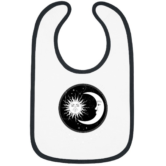 Boho Sun and Moon Astrology Indie Vintage Bibs