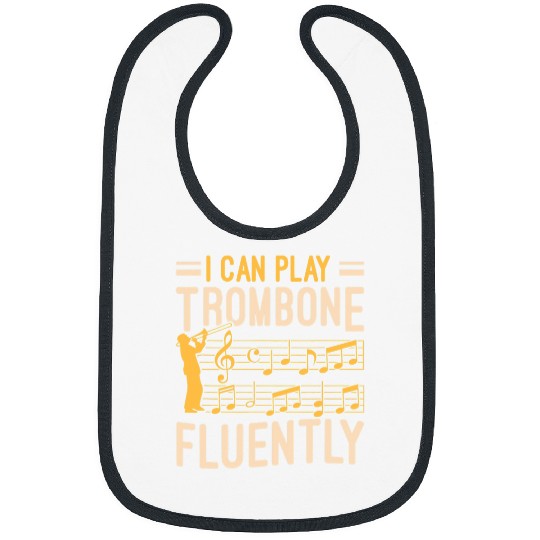 Funny Trumpet Trumpeter Jazz Band Play trombones Fluent Trumpet Bibs