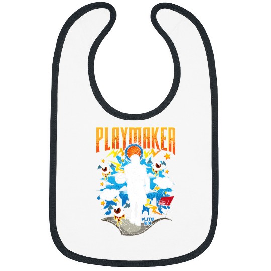 Funny Basketball Flite Boi Athletic Sports Playmaker Basketball Graphic Bibs