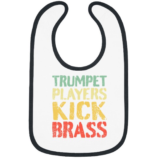 Funny Trumpet Brass Band Trumpet Player Brass Instrumentalist Trumpeter Bibs