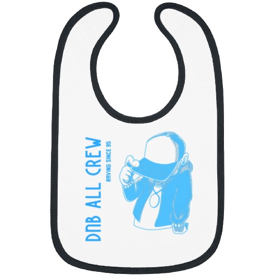 Funny Drummer DnB Music Raving Liquid Drum And Bass DJ Bibs