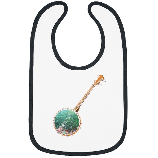 Funny Banjo Music Bluebird Kentucky Mandolin Asheville 8 Bibs