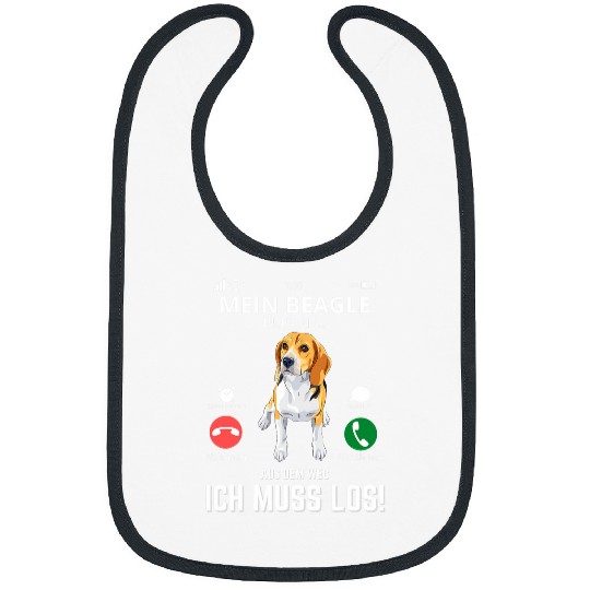 Cute Lady Dog Lover My Beagle Calls An Bibs