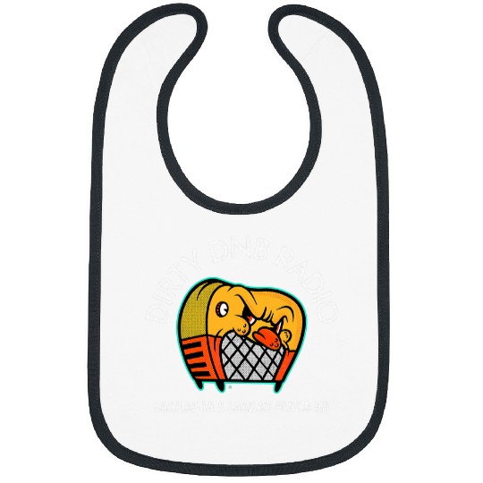 Funny Drummer And Bass Radio DnB Music Liquid Junglist Dubstep Bibs