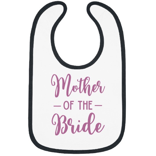 Funny Violin Mother of the Bride Bachelorette Purple Violet Lavender Bibs