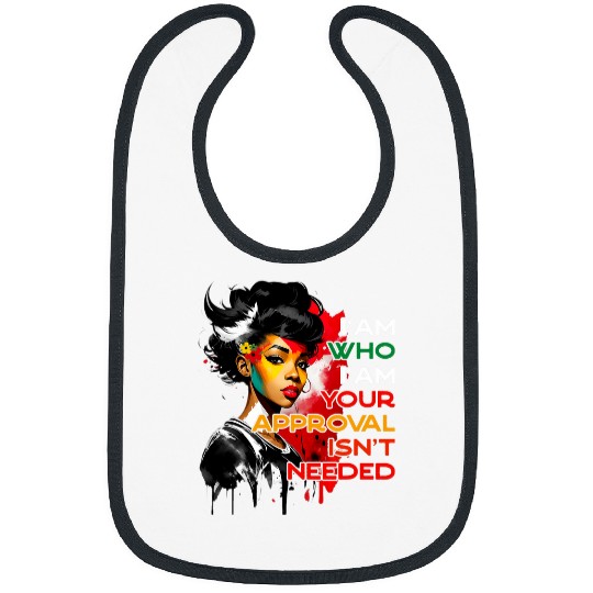 Black Queen Juneteenth Black History Month African Womens 2 Bibs