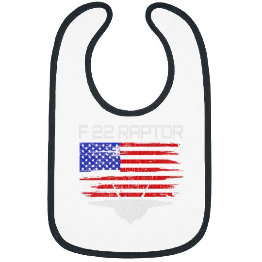 F22 Raptor American Flag Pilot Bibs