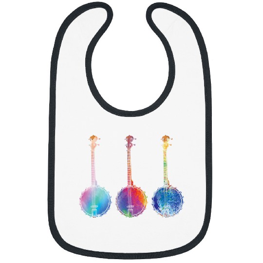 Funny Banjo Music Bluebird Kentucky Mandolin Asheville 5 Bibs