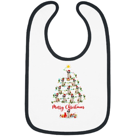 Dog Saint Bernard Christmas Tree Lights Saint Bernard Xmas Bibs