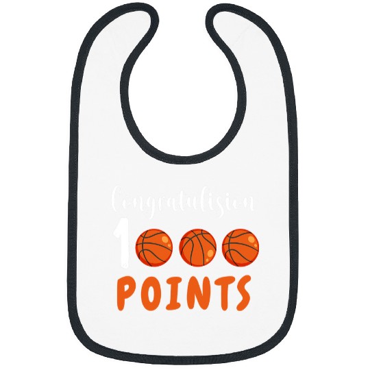 Funny Basketball 1000 Points Basketball Scorer High School Basketball player 2 8 Bibs