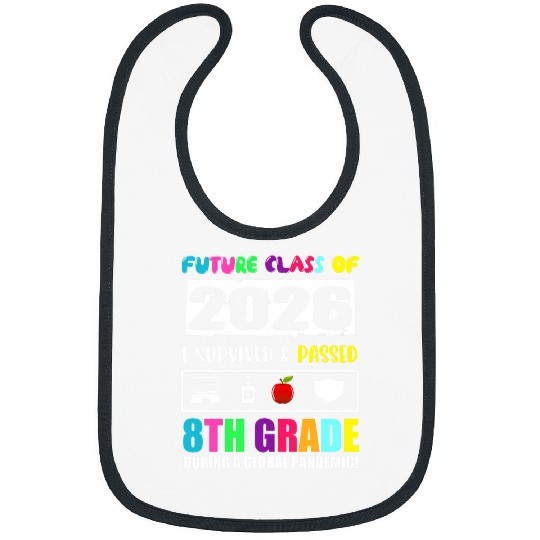 Future Class Of 2026 8th Grade Funny Student Graduation Bibs