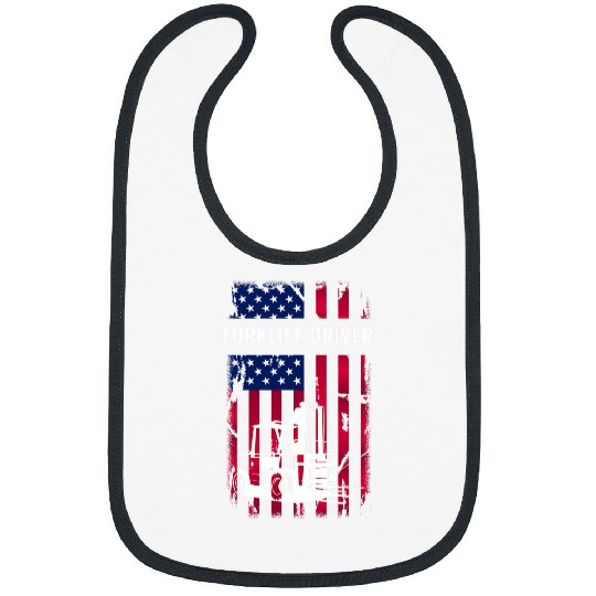 Forklift Driver American Flag Forklift Operator Bibs