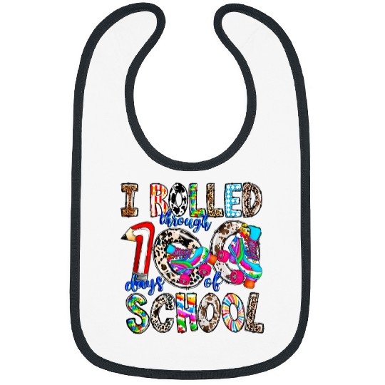 I Rolled Through 100 Days Of School Autism Awareness Student Bibs