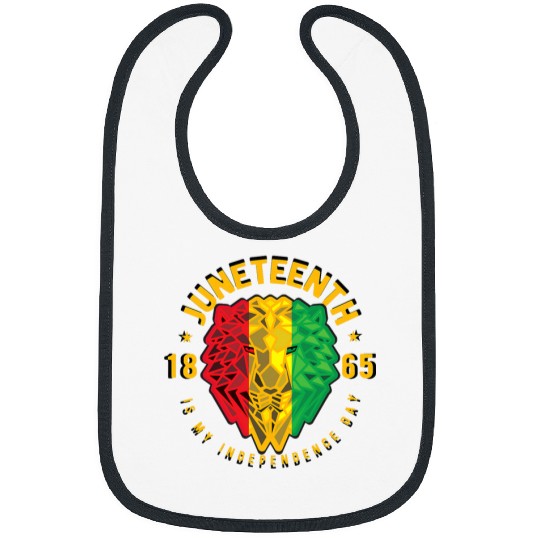 Black History Jungenth 1865 Is My Independence Day Bibs