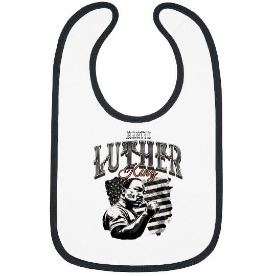 Black History Month Martin Have Dream Luther King Bootleg Bibs