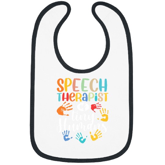 Cool Speech Language Pathologist Speech Therapist Humans Bibs